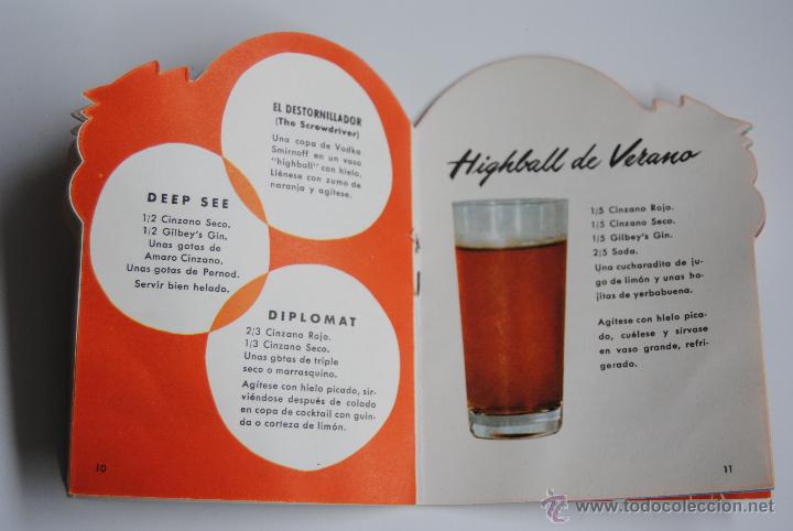 Cat&aacute;logos publicitarios: CATALOGO CINZANO DE COKTAILS - Foto 6