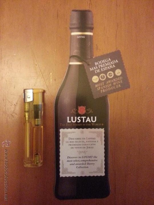 Advertising Catalogs: PUBLICIDAD vino de jerez lustau the bes sherri in de world . jerez de la frontera cadiz . 21 cm