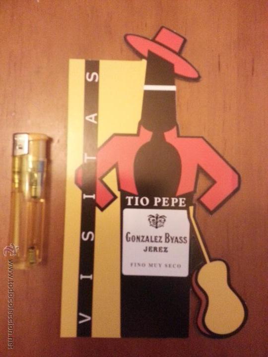 Catalogues publicitaires: PUBLICIDAD troquelada vinos de jerez , fino muy seco, tio pepe gonzales byass