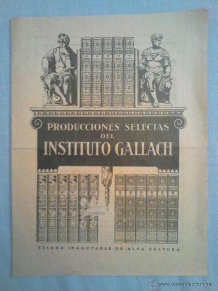 Cat&aacute;logos publicitarios: Cat&aacute;logo de producciones selectas del INSTITUTO GALLAGH - Foto 1