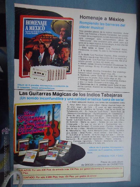 Catalogues publicitaires: PUBLICIDAD - ANTIGUA HOJA PUBLICITARIA SUELTA - RAICES DEL FOLK AMERICANO, INOLVIDABLE MARIO LANZA