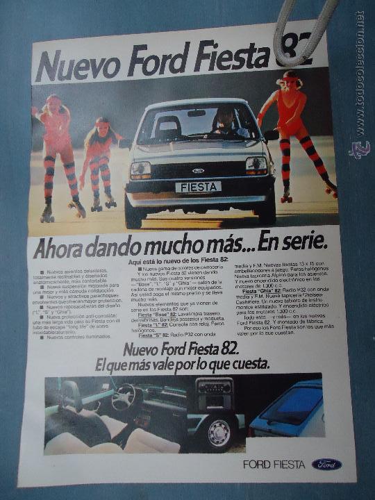 Werbekataloge: PUBLICIDAD - ANTIGUA HOJA PUBLICITARIA SUELTA - FORD FIESTA