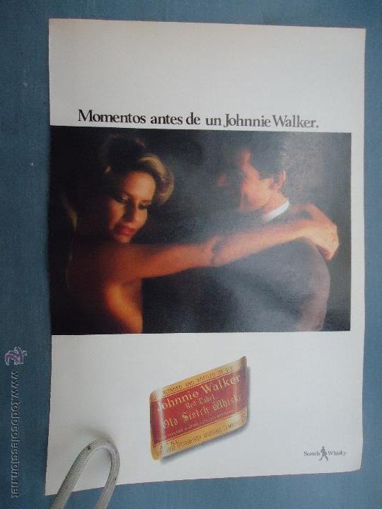 Advertising Catalogs: PUBLICIDAD - ANTIGUA HOJA PUBLICITARIA SUELTA - WHISKY JOHNNIE WALKER,