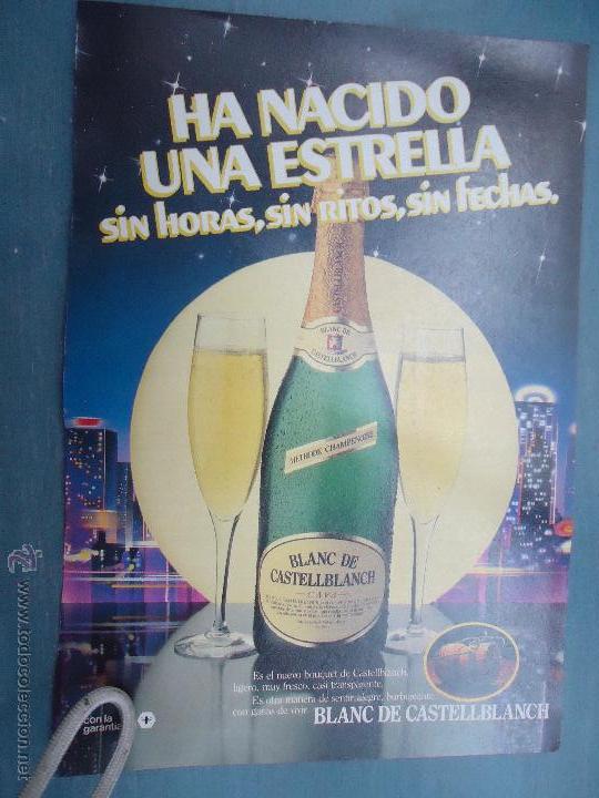 Advertising Catalogs: PUBLICIDAD - ANTIGUA HOJA PUBLICITARIA SUELTA - CAVA BLANC DE CASTELLBLANCH