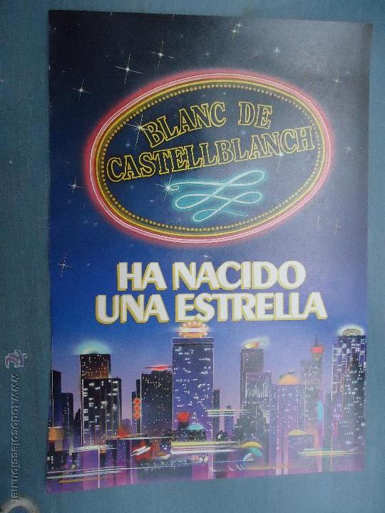 Advertising Catalogs: PUBLICIDAD - ANTIGUA HOJA PUBLICITARIA SUELTA - CAVA BLANC DE CASTELLBLANCH
