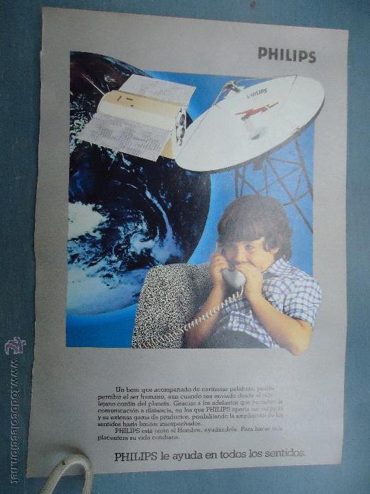 Advertising Catalogs: PUBLICIDAD - ANTIGUA HOJA PUBLICITARIA SUELTA - PHILIPS