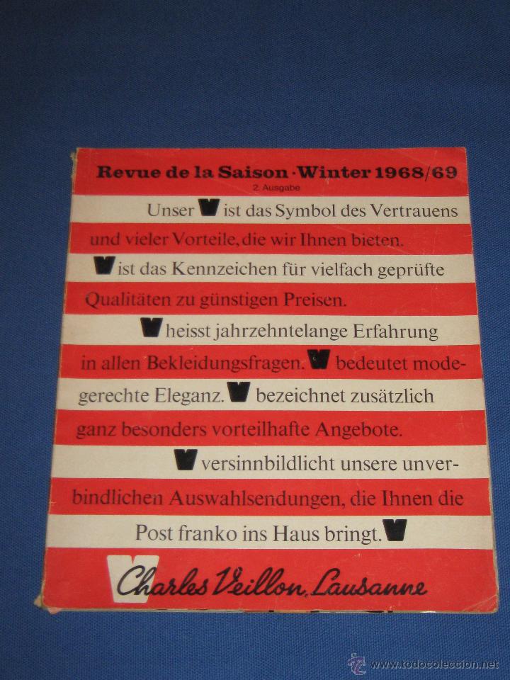 Cat&aacute;logos publicitarios: ZURICH - CATALOGO PUBLICITARIO A&Ntilde;OS 60 - REVUE DE LA SAISON - HERBST - CHARLES VEILLON , LAUSANNE