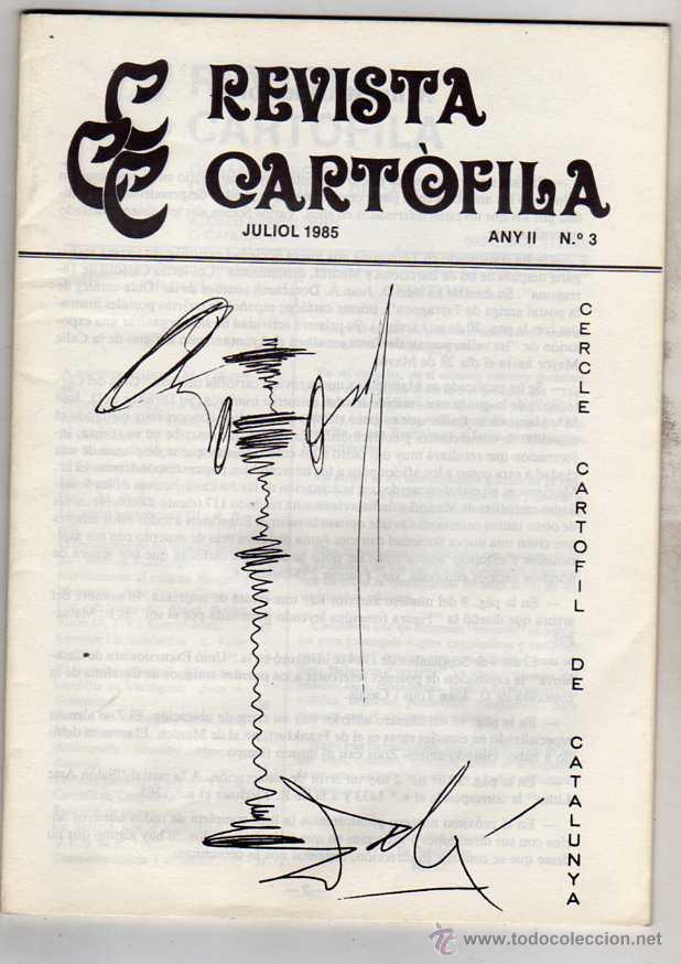Werbekataloge: REVISTA CARTOFILA n&ordm; 3. Postales Barcelona, Tarragona, Hauser, ATV, etc.