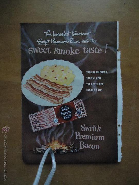 Cat&aacute;logos publicit&aacute;rios: PUBLICIDAD ORIGINAL - bacon swift&acute;s