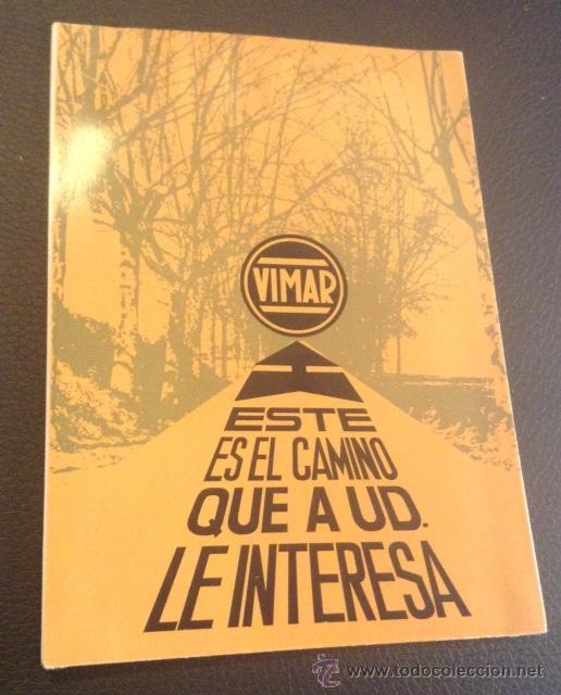 Cat&aacute;logos publicitarios: antiguo folleto publicidad de consturcciones mecanicas vimar sabadell maquinaria para pasteleria