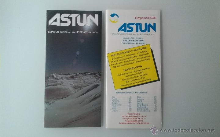Cat&aacute;logos publicitarios: CATALOGO ESTACION DE ESQUI ASTUN A&Ntilde;OS 80 SKI