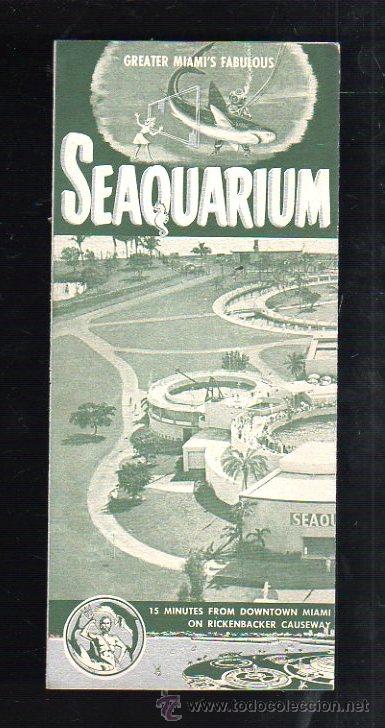 Werbekataloge: FOLLETO PUBLICITARIO. SEAQUARIUM. GREATER MIAMI'S FABULOUS.