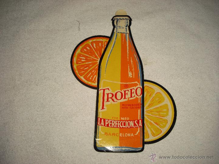 Cat&aacute;logos publicitarios: PUBLICIDAD DE REFRESCOS TROFEO . LA PERFECCION SA - Foto 1