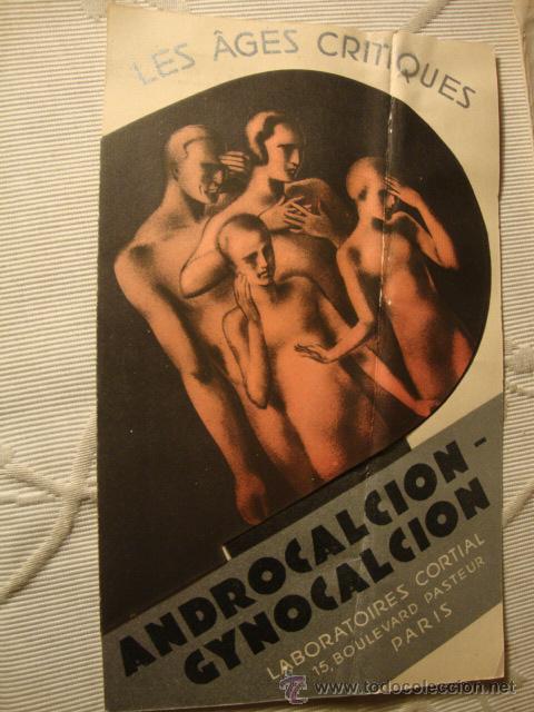 Cat&aacute;logos publicitarios: ANTIGUA PUBLICIDAD DE FARMACIA dise&ntilde;o art-deco, 100X100 ORIGINAL a&ntilde;os 20