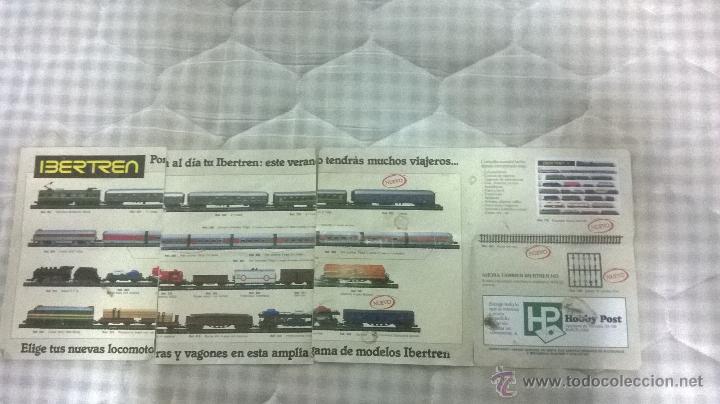 Cat&aacute;logos publicitarios: catalogo modelos ibertren y coches scalextric