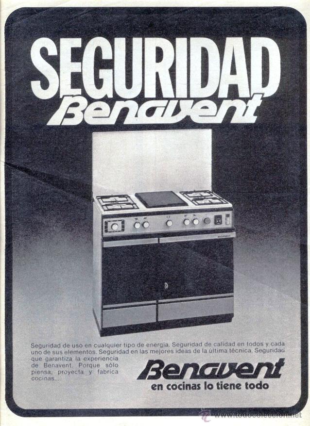 Werbekataloge: Anuncio publicitario **COCINAS BENAVENT A BUTANO** (A&Ntilde;OS 60)