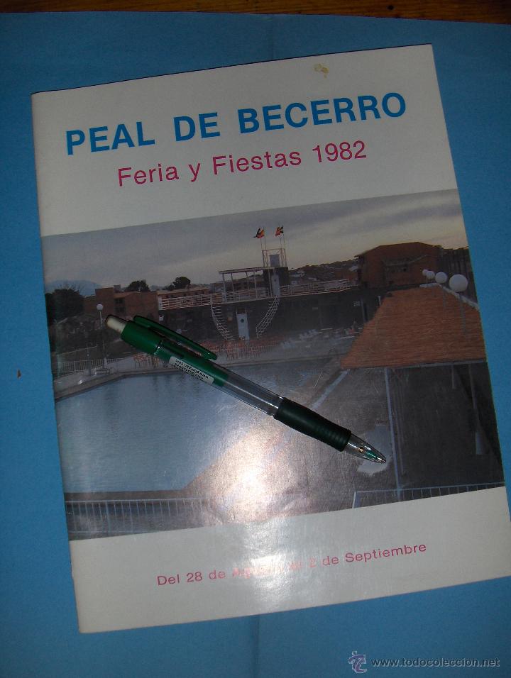 Advertising Catalogs: FERIA Y FIESTAS DE PEAL DE BECERRO 1982.