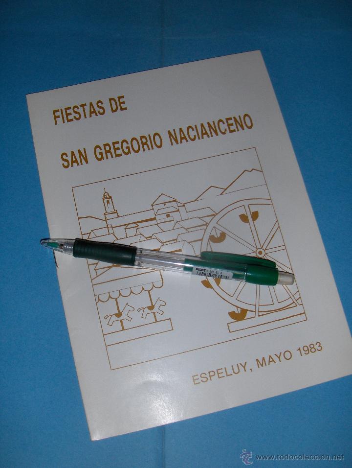 Catalogues publicitaires: ESPELUY JAEN, FIESTAS DE SAN GREGORIO NACIANCENO 1983.
