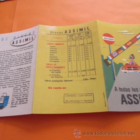 Cat&aacute;logos publicitarios: PUBLICIDAD - TRIPTICO ASSIMIL APRENDA IDIOMAS - Foto 2
