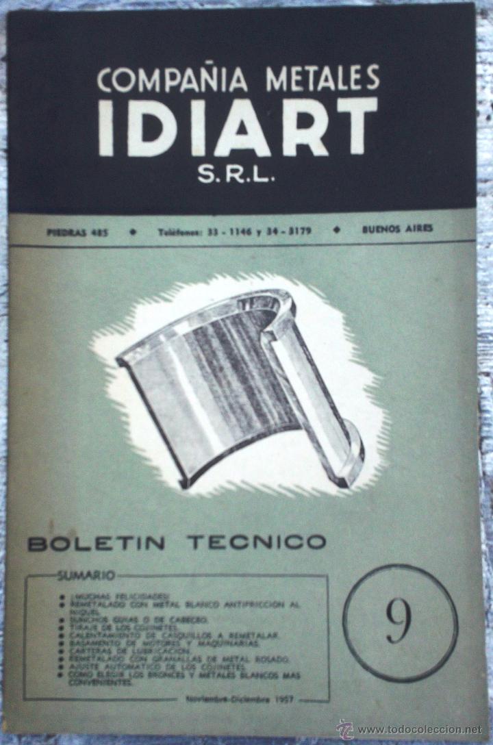 Cat&aacute;logos publicitarios: Cat&aacute;logo Idiart a&ntilde;o 1957 - Foto 1