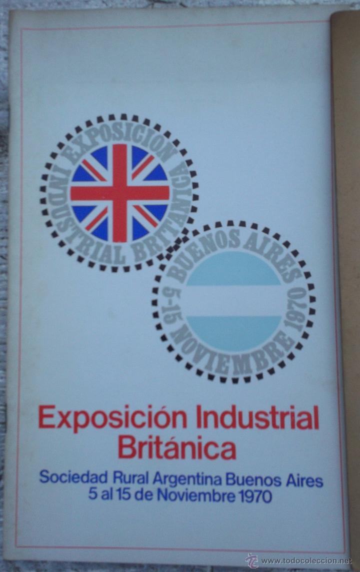 Cat&aacute;logos publicitarios: Cat&aacute;logo Exposici&oacute;n Industrial Brit&aacute;nica a&ntilde;o 1970