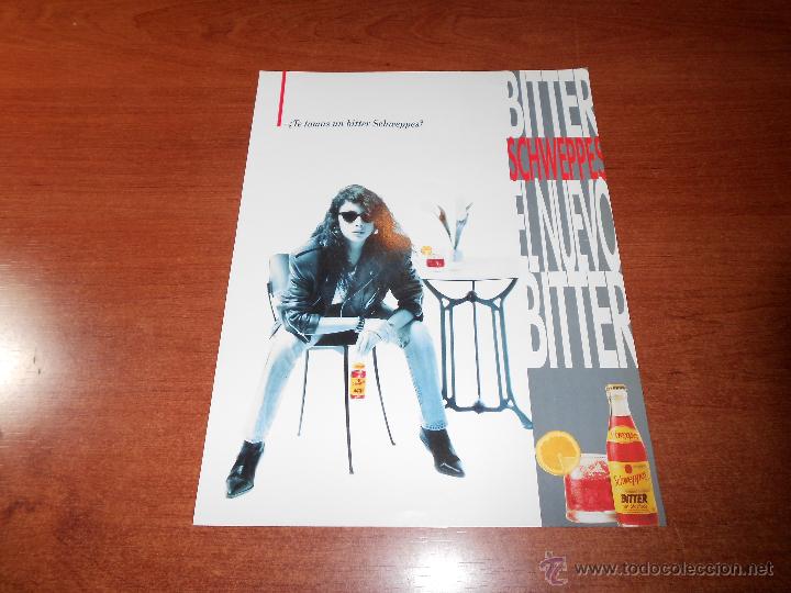 Cat&aacute;logos publicitarios: PUBLICIDAD 1990: BITTER SCHWEPPES - Foto 1