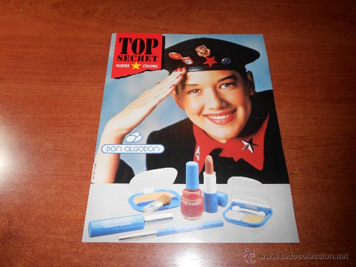Werbekataloge: PUBLICIDAD A&Ntilde;OS 90: TOP SECRET DON ALGOD&Oacute;N