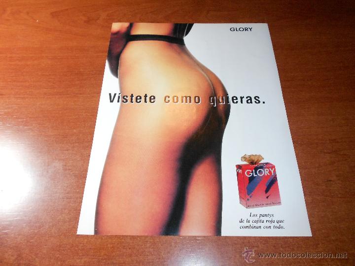 Advertising Catalogs: PUBLICIDAD A&Ntilde;OS 90: PANTYS GLORY