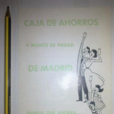 Catálogos publicitarios: CAJA DE AHORROS Y MONTE DE PIEDAD DE MADRID -
