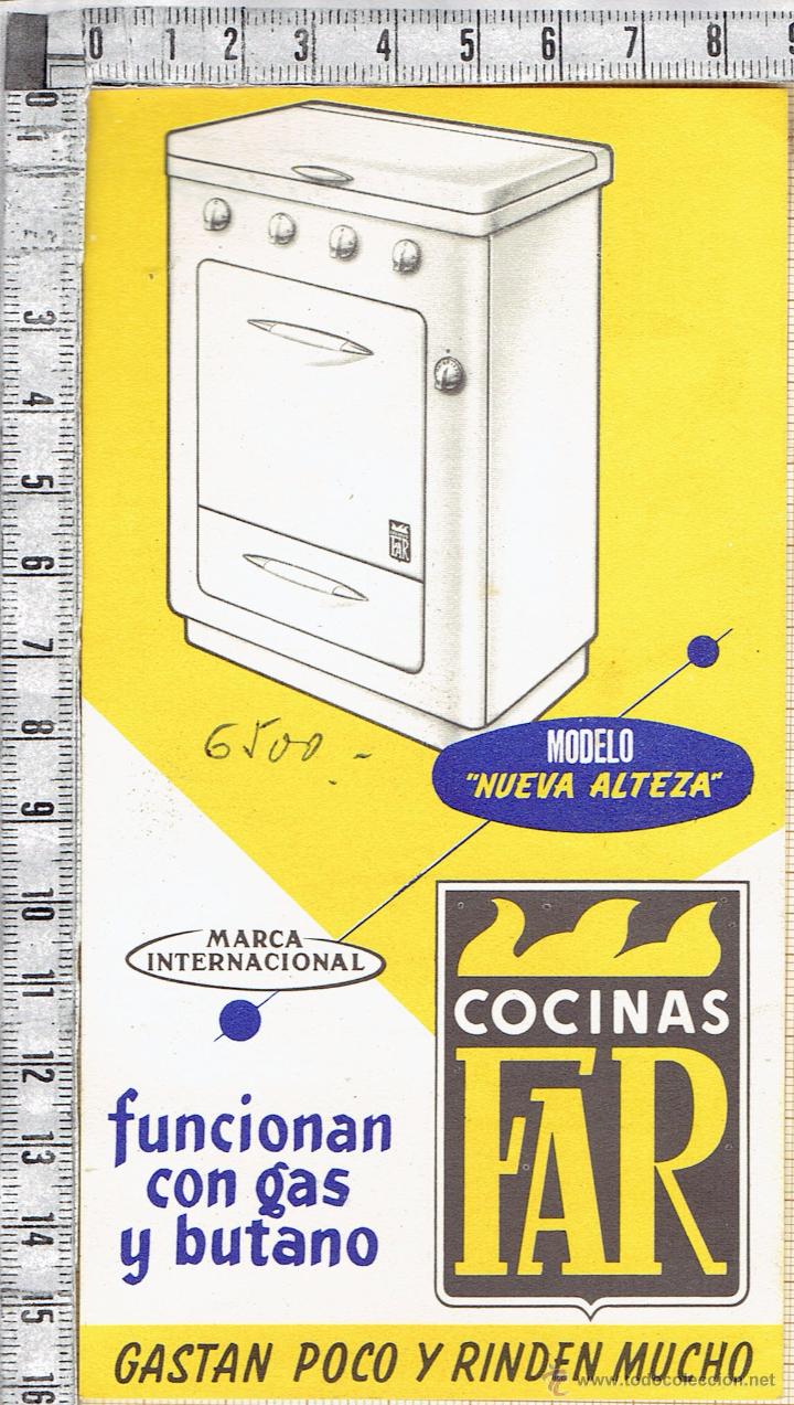 Catalogues publicitaires: FOLLETO PUBLICIDAD COCINAS FAR-MODELO NUEVA ALTEZA-SAGARDUI,S.A.BILBAO.