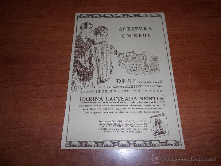 Catalogues publicitaires: PUBLICIDAD 1931: HARINA LACTEADA NESTL&Eacute;