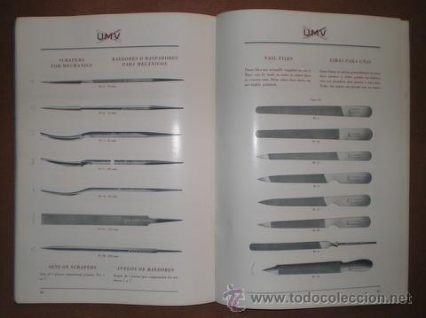 Advertising Catalogs: USINES METALLURGIQUES DE VALLORBE. PRECISION FILES AND TOOLS. LIMAS Y HERRAMIENTAS DE PRECISI&Oacute;N.