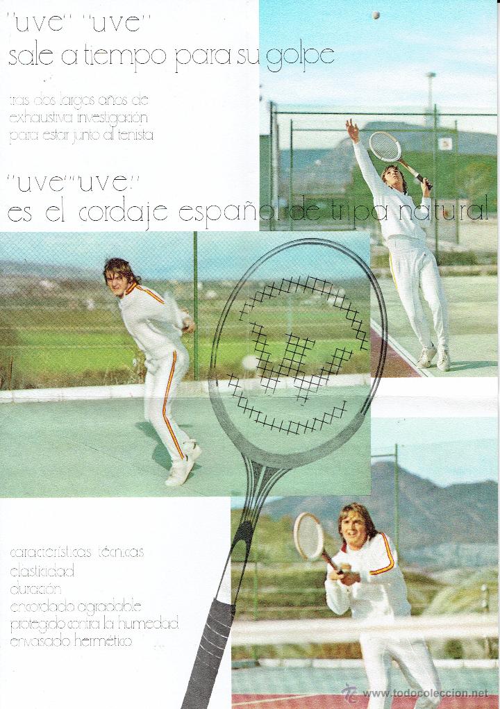 Cataloghi pubblicitari: CATALOGO PUBLICIDAD CORDAJES PARA RAQUETAS TENIS VILALTA-VICH.