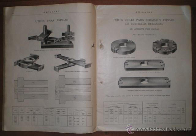 Advertising Catalogs: UTILES PARA TRABAJAR LA MADERA. Guilliet, Hijos y Cia.