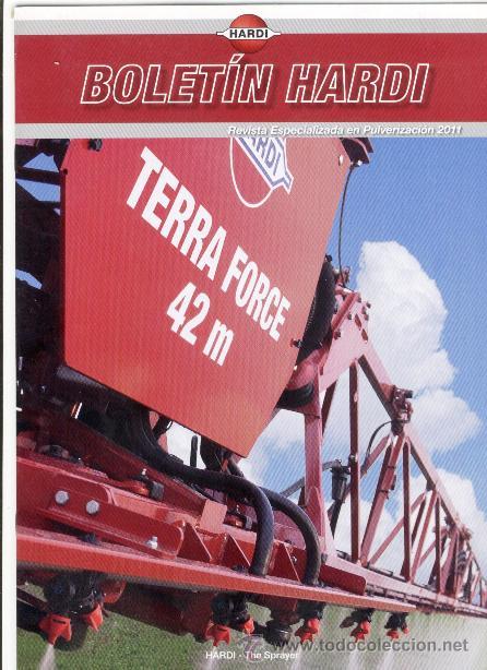 Werbekataloge: BOLETIN HARDI - REVISTA ESPECIALIZADA EN PULVERIZACI&Oacute;N 2011.