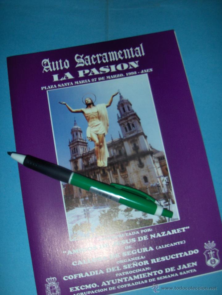 Werbekataloge: AUTO SACRAMENTAL LA PASION INTERPRETADO EN JAEN POR LOS AMIGOS DE JESUS DE CALLOSA 1993
