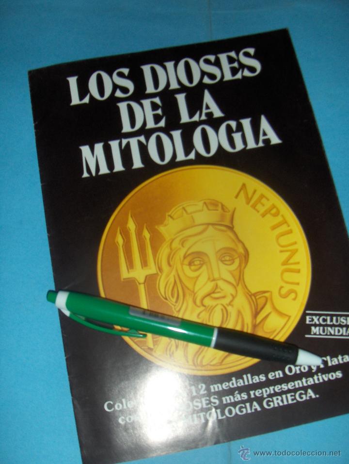 Werbekataloge: LOS DIOSES DE LA MITOLOGIA, 12 MEDALLAS EN ORO Y PLATA. COLECCIONES UNIVERSALES.