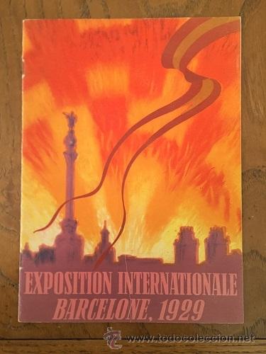 Werbekataloge: FOLLETO EXPOSITION INTERNATIONALE BARCELONE 1929
