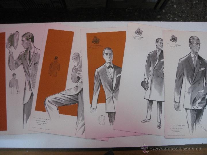 Cat&aacute;logos publicitarios: CATALOGO MODA. LA CONFIANZA SASTRES DE BARCELONA. OTO&Ntilde;O - INVIERNO 1965.  7 LAMINAS.FIGURINES.