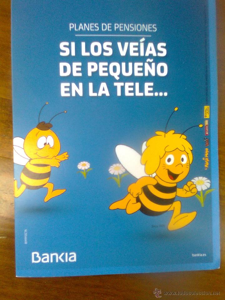 Cat&aacute;logos publicitarios: Folleto publicitario pop Art Bankia - Abeja maya - Si los ve&iacute;as de peque&ntilde;o... - 2014