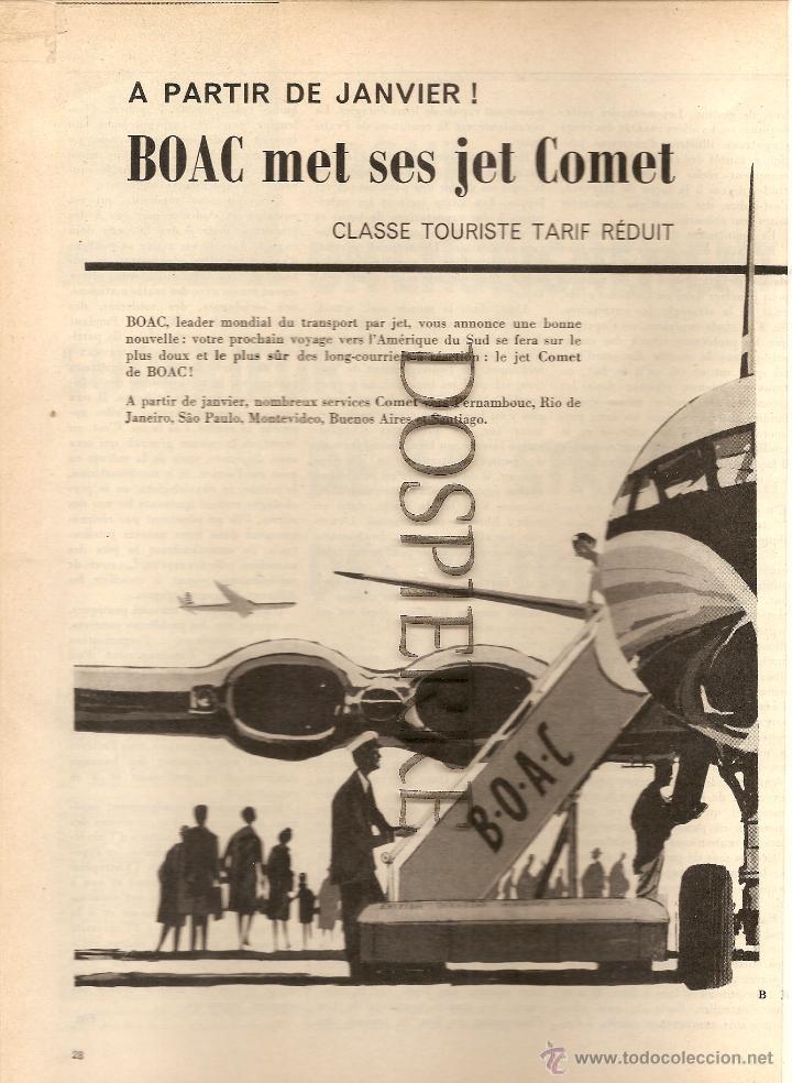 Cat&aacute;logos publicitarios: RECORTE DE PRENSA, PUBLICIDAD ,B.O.A.C., LINEAS A&Eacute;REAS, DOBLE P&Aacute;GINA , A&Ntilde;OS 50