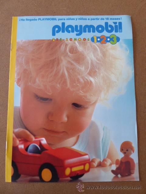 Cat&aacute;logos publicitarios: CATALOGO DE PLAYMOBIL. PRE-SCHOOL. 1-2-3. 16 PP. MUY ILUSTRADO.