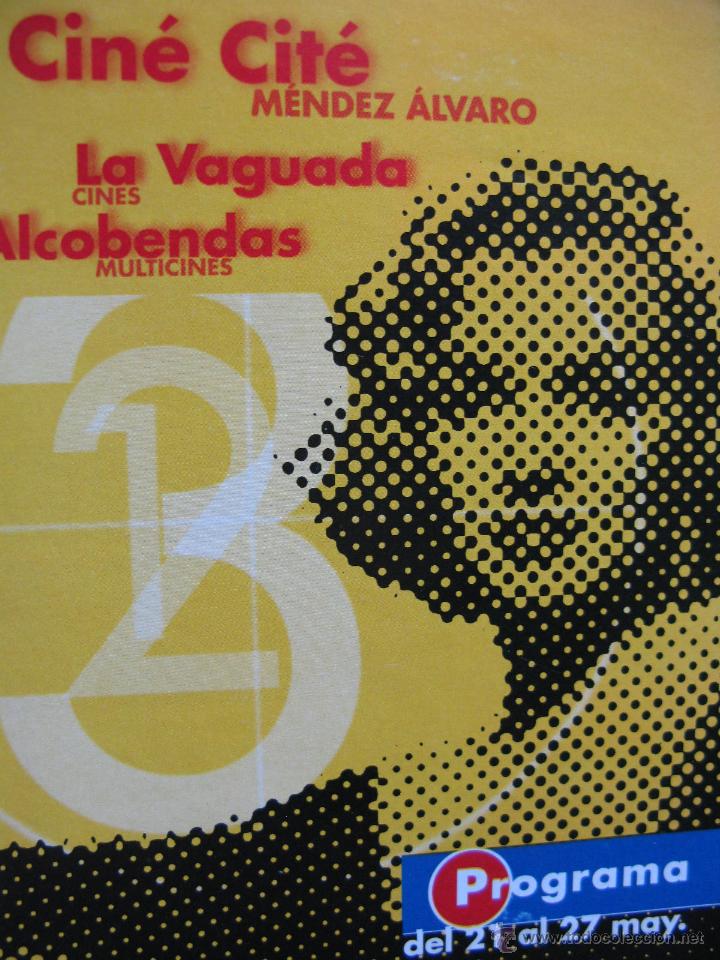 Cat&aacute;logos publicit&aacute;rios: CINE CIT&Eacute;. PROGRAMA DEL 21 AL 27 MAYO DE 1999. TR&Iacute;PTICO.
