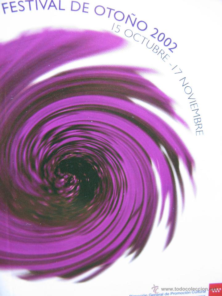 Cat&aacute;logos publicit&aacute;rios: FESTIVAL DE OTO&Ntilde;O 2002. OCTUBRE-NOVIEMBRE. COMUNIDAD DE MADRID. ESPA&Ntilde;OL-INGL&Eacute;S.