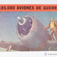 Catálogos publicitarios: CATALOGO AVIONES DE GUERRA. Lote 52962819