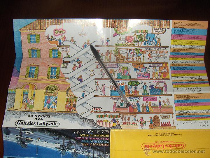 Advertising Catalogs: GALERIAS LAFAYETTE, NIZA, NICE. DESPLEGABLE.
