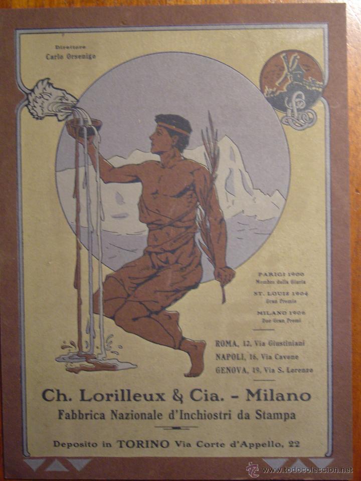 Advertising Catalogs: PRECIOSA PUBLICIDAD de CH. LORILLEUX & Cia - MILANO y de DITTA NEBIOLO & Comp.- Cartulina 18x24 cm