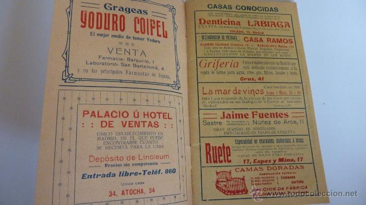 Cat&aacute;logos publicitarios: GUIA PRACTICA DE MADRID 1914 - Foto 4