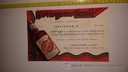 Cat&aacute;logos publicitarios: HISTOGENO LLOPIS