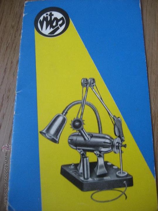 Cat&aacute;logos publicitarios: Vitos. Maquina para reparar medias. 18 x 11 cms. 12 paginas.